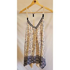 Maurices Racerback Floral Flowy Tank Women's Plus Size 2